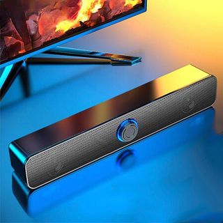 Máy tính để bàn Mini, hệ thống âm thanh, văn phòng, nhà, máy tính xách tay để bàn, loa nhỏ Bluetooth có dây, loa siêu trầm