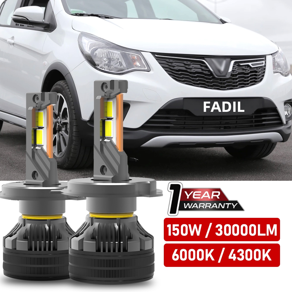 Tuffoo 2 Chiếc Dành Cho Bóng Đèn Pha LED Vinfast Fadil H4 Canbus Chùm Cao / Thấp - 6000K Trắng / 4300K Trắng Ấm