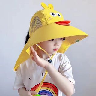 Mũ chống nắng cho bé, mũ chống tia UV vành lớn siêu to và rộng tặng kèm còi Sun hat【Chiosala12】