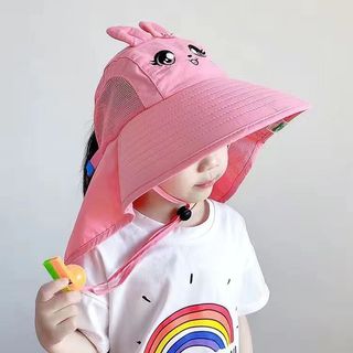 Mũ chống nắng cho bé, mũ chống tia UV vành lớn siêu to và rộng tặng kèm còi Sun hat【Chiosala12】
