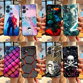 Ốp Lưng Cho Tecno Pova Neo 3 Vỏ Thiết Kế Mới 2023 Họa Tiết Đá Cẩm Thạch Màu Đen Vỏ Điện Thoại Silicon Mềm Cho PovaNeo3 LH6n Vỏ