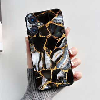 Ốp Lưng Cho Tecno Pova Neo 3 Vỏ Thiết Kế Mới 2023 Họa Tiết Đá Cẩm Thạch Màu Đen Vỏ Điện Thoại Silicon Mềm Cho PovaNeo3 LH6n Vỏ