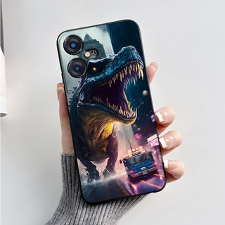 Ốp Lưng Cho Tecno Pova Neo 3 Vỏ Thiết Kế Mới 2023 Họa Tiết Đá Cẩm Thạch Màu Đen Vỏ Điện Thoại Silicon Mềm Cho PovaNeo3 LH6n Vỏ