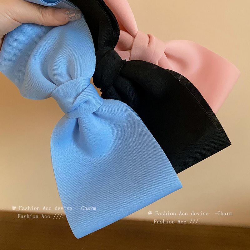 Kẹp tóc nơ cà vạt Hàn Quốc thời trang nhỏ thiết kế đơn giản cảm giác kẹp miệng vịt khí chất nhẹ sang trọng nhỏ tươi tóc phụ kiện