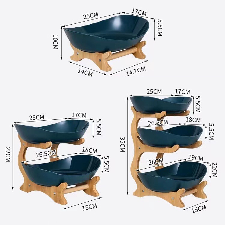 Nhiều Lớp Bảo Quản Khay Đựng Trái Cây Ăn Nhẹ Khay Ăn Nhẹ, 3 Tầng Bát Trái Cây Hộ Gia Đình Ăn Nhẹ Đĩa Kẹo Khay Giỏ Trái Cây Khay Đựng Trái Cây Có Chân Đế