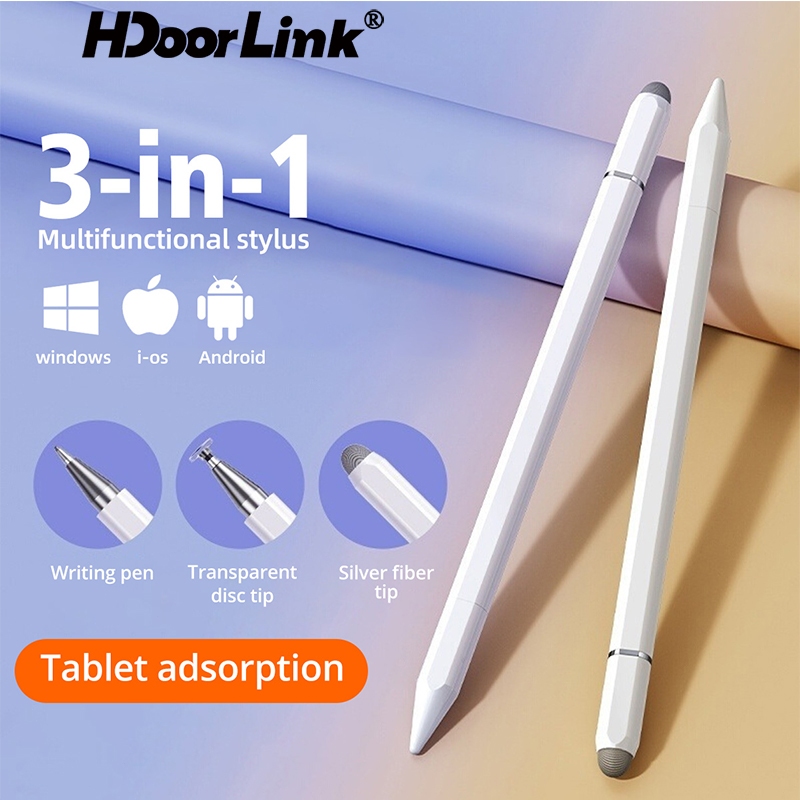 Ảnh Hdoorlink 3 trong 1 Bút cảm ứng điện dung cho Android Pad Máy tính bảng Điện thoại di động Màn hình cảm ứng Bút chì vẽ Màn hình cảm ứng từ tính Bút cảm ứng 1