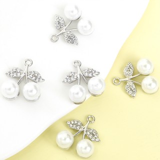 10 Chiếc Mùa Hè Phổ Biến Lấp Lánh Kim Cương Giả & Ngọc Trai Inlay Anh Đào Quyến Rũ Phù Hợp Cho Mọi Mùa Tính Khí Vòng Cổ Bông Tai DIY Ngọt Ngào Dễ Thương Hình Trái Cây Mặt Dây Chuyền - Lý Tưởng Để Mặc Hàng Ngày