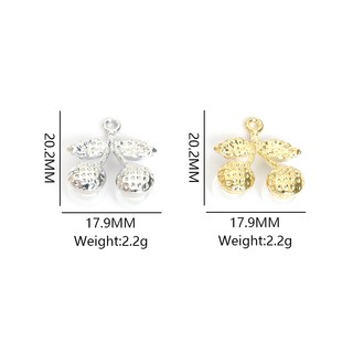 10 Chiếc Mùa Hè Phổ Biến Lấp Lánh Kim Cương Giả & Ngọc Trai Inlay Anh Đào Quyến Rũ Phù Hợp Cho Mọi Mùa Tính Khí Vòng Cổ Bông Tai DIY Ngọt Ngào Dễ Thương Hình Trái Cây Mặt Dây Chuyền - Lý Tưởng Để Mặc Hàng Ngày