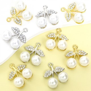 10 Chiếc Mùa Hè Phổ Biến Lấp Lánh Kim Cương Giả & Ngọc Trai Inlay Anh Đào Quyến Rũ Phù Hợp Cho Mọi Mùa Tính Khí Vòng Cổ Bông Tai DIY Ngọt Ngào Dễ Thương Hình Trái Cây Mặt Dây Chuyền - Lý Tưởng Để Mặc Hàng Ngày