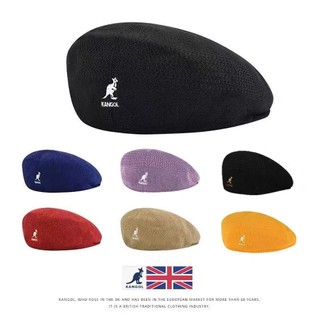 Hợp Thời Trang Họa Tiết Kangaroo Beret Đen kangol Lưới Mũ Thoáng Khí Cổ Điển Beanies Dành Cho Nữ Và Nam