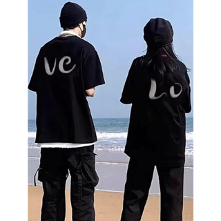 HIIXIIVI Thương Hiệu Mới 100% Cotton Unisex Áo Thun Nữ Tay Ngắn Nam Nữ Baggy Cổ Tròn Rời In Độc Đáo Cặp Đôi Tee