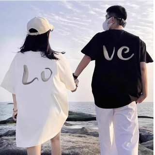 HIIXIIVI Thương Hiệu Mới 100% Cotton Unisex Áo Thun Nữ Tay Ngắn Nam Nữ Baggy Cổ Tròn Rời In Độc Đáo Cặp Đôi Tee