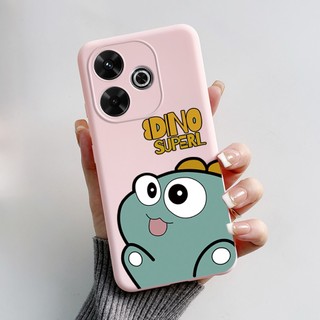 Dành Cho Xiaomi Redmi 13 4G / Poco M6 Vỏ Thiết Kế Mới Nhất Hoạt Hình Ốp Lưng Silicon Mềm Cho POCOM6 / Redmi13 Vỏ Điện Thoại