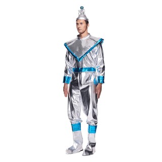 Người Lớn Cao Cấp Sáng Bóng Phi Hành Gia Spaceman Trang Phục Halloween Cyberpunk Cosplay Lễ Hội Sân Khấu Lạ Mắt