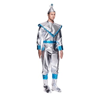 Người Lớn Cao Cấp Sáng Bóng Phi Hành Gia Spaceman Trang Phục Halloween Cyberpunk Cosplay Lễ Hội Sân Khấu Lạ Mắt