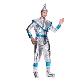 Người Lớn Cao Cấp Sáng Bóng Phi Hành Gia Spaceman Trang Phục Halloween Cyberpunk Cosplay Lễ Hội Sân Khấu Lạ Mắt