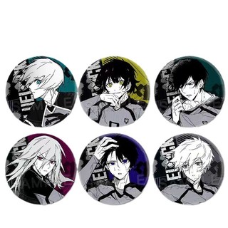 Khóa Xanh Chigiri Hyouma Isagi Yoichi Bachira Meguru Anime Huy Hiệu Kim Loại Nút Trâm Phản Quang Chân Cosplay Bộ Sưu Tập Đồ Chơi Túi Trang Trí Quà Tặng