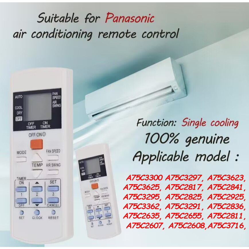 🔥[Rẻ nhất] Remote điều khiển điều hòa máy lạnh Panasonic 2chiều