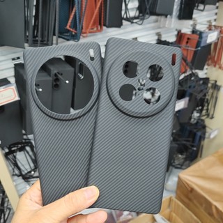 Ốp điện thoại Sợi Carbon Aramid 600D Chính Hãng Cho VIVO X100 Ultra 5G X100S Pro Siêu Mỏng Mờ Cứng Ốp điện thoại Bảo Vệ Mặt Sau