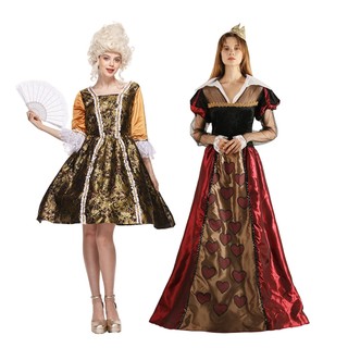 Phụ Nữ Cổ Tích Truyện Công Chúa Halloween Trang Phục Đảng Trò Chơi Nữ Hoàng Charlotte Cosplay Trang Phục Nữ Kỷ Nguyên Bóng Áo Trang Phục Người Lớn Carnival Sân Khấu Biểu Diễn Lạ Mắt Trang Phục