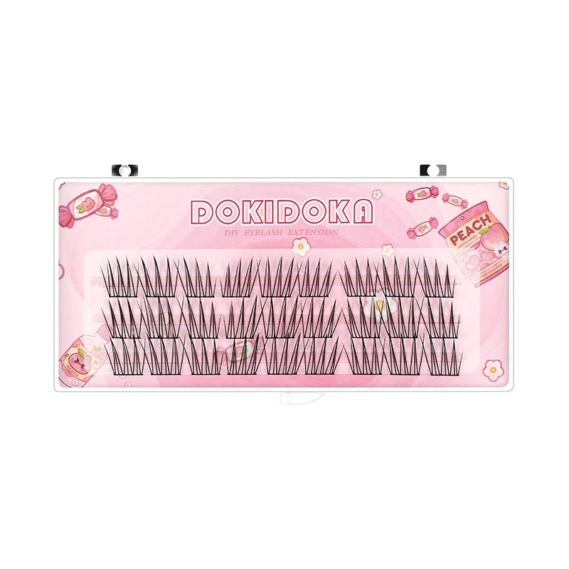 Kiligmatata Hàng thứ 3 K02 Nhóm Cô Gái Phân Đoạn Lông Mi Giả 3D DIY Vai Trò Chơi Thần Tượng Lông Mi Giả Cụm Đặt Hàng Cá Nhân Nối Mi Dụng Cụ Trang Điểm