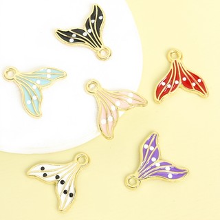 15 Chiếc Phong Cách Biển Nhiều Màu Sắc Nàng Tiên Cá Đuôi Men Quyến Rũ Cho Bé Gái DIY Đi Biển Mùa Hè Kỳ Nghỉ Trang Sức Vòng Cổ Thời Trang Vòng Tay Vòng Chân Bông Tai Đuôi Cá Voi Hình Đuôi Cá Mặt Dây Chuyền Hợp Kim
