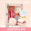 Xixi bột phồng bộ Q-bomb mềm tam giác vuông tròn miếng bọt biển dành cho người mới bắt đầu ướt và khô sử dụng kép Trang điểm phồng 3 chiếc Dụng cụ mỹ phẩm KHÔNG. Gj-67