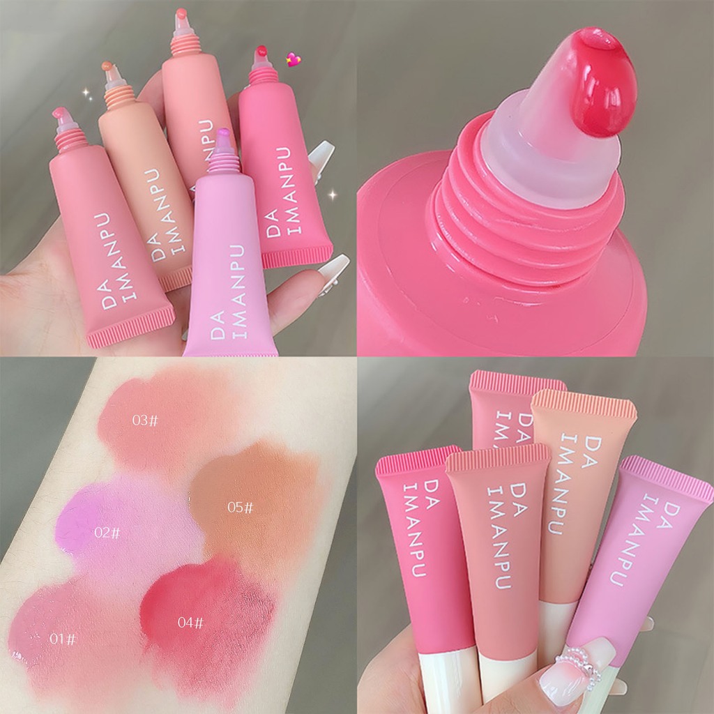 Daimanpu Air Sense Liquid Mist powder má hồng Matte Girl Sense Phấn má hồng dễ thương