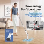 Bàn chải làm sạch điện, Máy chà sàn quay điện chống nước IPX7 Chống nước, Máy chà sàn vòi hoa sen không dây Tay cầm mở rộng có thể điều chỉnh, Bàn chải làm sạch điện cho phòng tắm nhà bếp, ô tô — ảnh 2