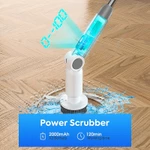 Bàn chải làm sạch điện, Máy chà sàn quay điện chống nước IPX7 Chống nước, Máy chà sàn vòi hoa sen không dây Tay cầm mở rộng có thể điều chỉnh, Bàn chải làm sạch điện cho phòng tắm nhà bếp, ô tô — ảnh 6