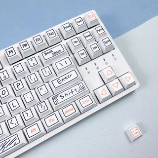 Màu Nước Bút Keycaps XDA Profile Graffiti Hoạt Hình Anime PBT Dye-sub Bàn Phím Cơ Keycap Bộ
