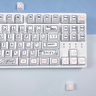 Màu Nước Bút Keycaps XDA Profile Graffiti Hoạt Hình Anime PBT Dye-sub Bàn Phím Cơ Keycap Bộ