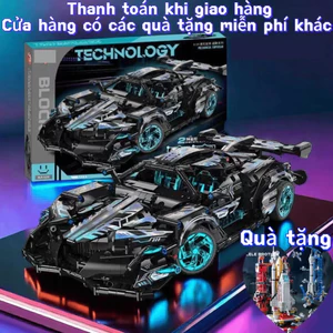 Điều khiển từ xa xe đua đồ chơi lắp ráp mô hình Laborghini, Bgatti, Drk Vdor, Posche đồ chơi lắp ghép