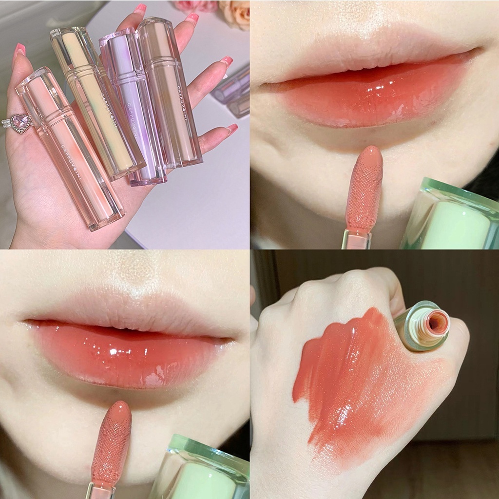 Son bóng dạng thạch Cappuvini 3g dưỡng ẩm lâu trôi