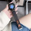 Dây đeo nylon 18mm 20mm 22mm cho Garmin Forerunner 55 158 165 168 245 255 265 645 Dây đeo cổ tay Velcro denim mát mẻ