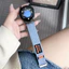 Dây đeo nylon 18mm 20mm 22mm cho Garmin Forerunner 55 158 165 168 245 255 265 645 Dây đeo cổ tay Velcro denim mát mẻ