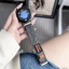 Dây đeo nylon 18mm 20mm 22mm cho Garmin Forerunner 55 158 165 168 245 255 265 645 Dây đeo cổ tay Velcro denim mát mẻ