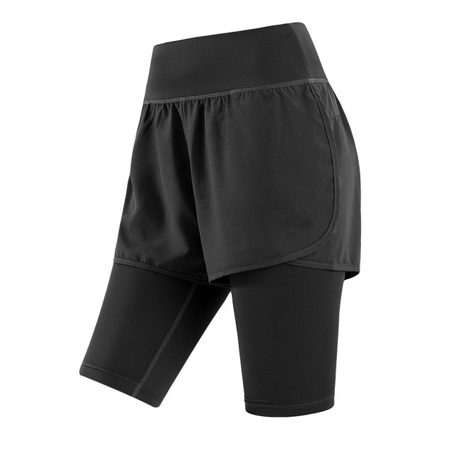 Ảnh CAMEL CROWN Nữ Giả Hai Mảnh Nhanh Khô Tập Yoga Thể Thao Quần Short Co Giãn Ngoài Quần bó sát 3