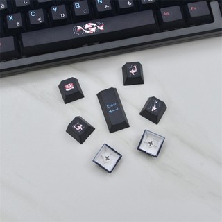 Zen Pond Keycaps PBT Dye-sub Cherry Profile Keycap Custom Keycaps Tương thích với công tắc Cherry Gateron MX