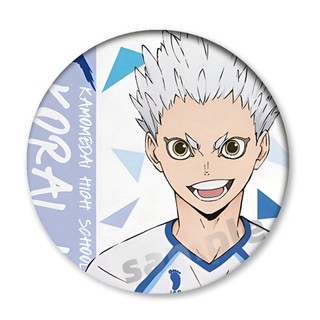 Haikyuu!! Hinata kageyama Tendo Satori Ushijima Kenma Trường Trung Học Bóng Chuyền Tinplate Kim Loại Huy Hiệu Pin Anime Ngoại Vi Sưu Tập Quà Tặng