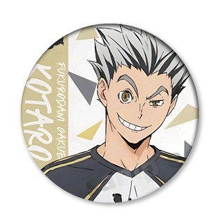 Haikyuu!! Hinata kageyama Tendo Satori Ushijima Kenma Trường Trung Học Bóng Chuyền Tinplate Kim Loại Huy Hiệu Pin Anime Ngoại Vi Sưu Tập Quà Tặng