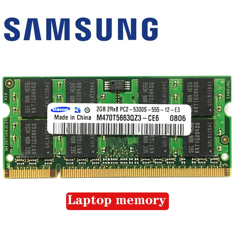 4GB PC2 5300 SODIMM RAM DDR2 667MHz 2Rx8 2GB DDR2 5300s PC2