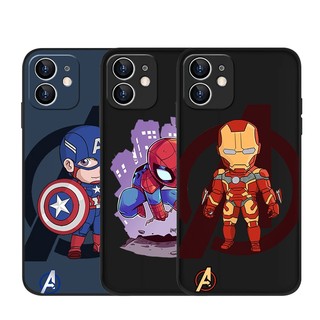 Ốp lưng Avengers Captain America Iron Man Spiderman IPhone 16 14 15 13 12 11 Pro ProMax 6 6s 7 8 6Plus 7Plus 8Plus X XS XR XSmax Matte Soft Cover