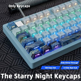 Side Shine Through Keycaps PBT Dye-sub Cherry Profile Keycap Custom Keycaps Tương thích với công tắc Cherry Gateron MX