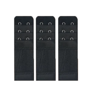 3 Miếng Nút Khoảng Cách 1.9cm Nữ Mềm Mại Thoải Mái Áo Ngực Co Giãn Mở Rộng Áo Ngực Dây Đeo Nối Dài 2 Móc 3 Hàng Áo Ngực Nữ Mở Rộng Áo Ngực Ban Nhạc
