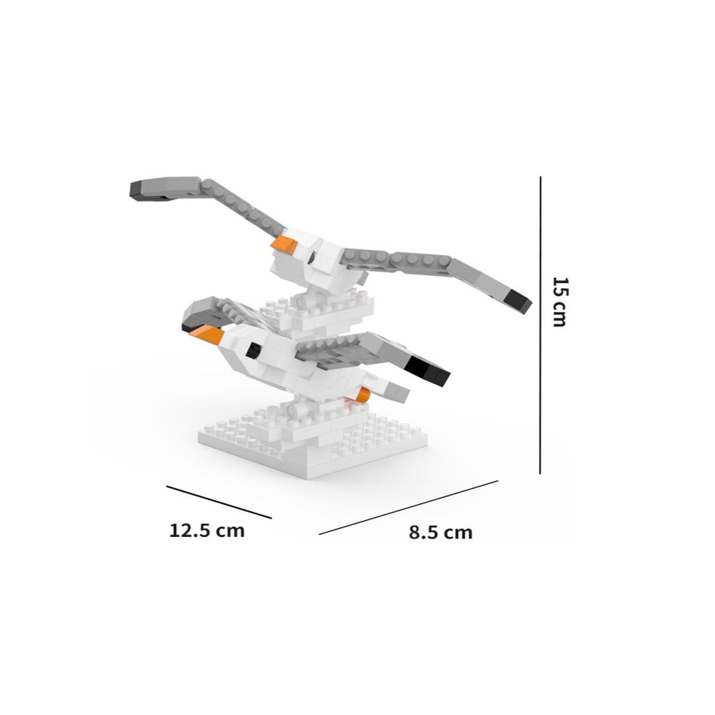 Ảnh Mô Hình Động Vật Lắp Ráp Khối Xây Dựng Đồ Chơi Giáo Dục Trẻ Em Quà Tặng DIY Hạt Chó Cừu Budgeria Đồ Chơi Động Vật 3
