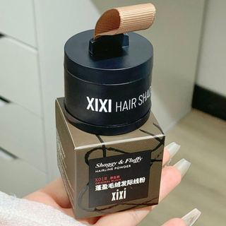 Xixi Hairline Powder 2 Màu Chống Thấm Nước Chống Mồ Hôi Lâu Dài Không lem Mịn Lấp Đầy Tóc Đường May Trước Sideburns Hair Shadow NO.D769