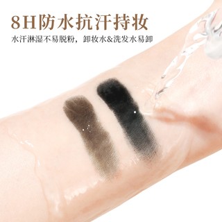Xixi Hairline Powder 2 Màu Chống Thấm Nước Chống Mồ Hôi Lâu Dài Không lem Mịn Lấp Đầy Tóc Đường May Trước Sideburns Hair Shadow NO.D769