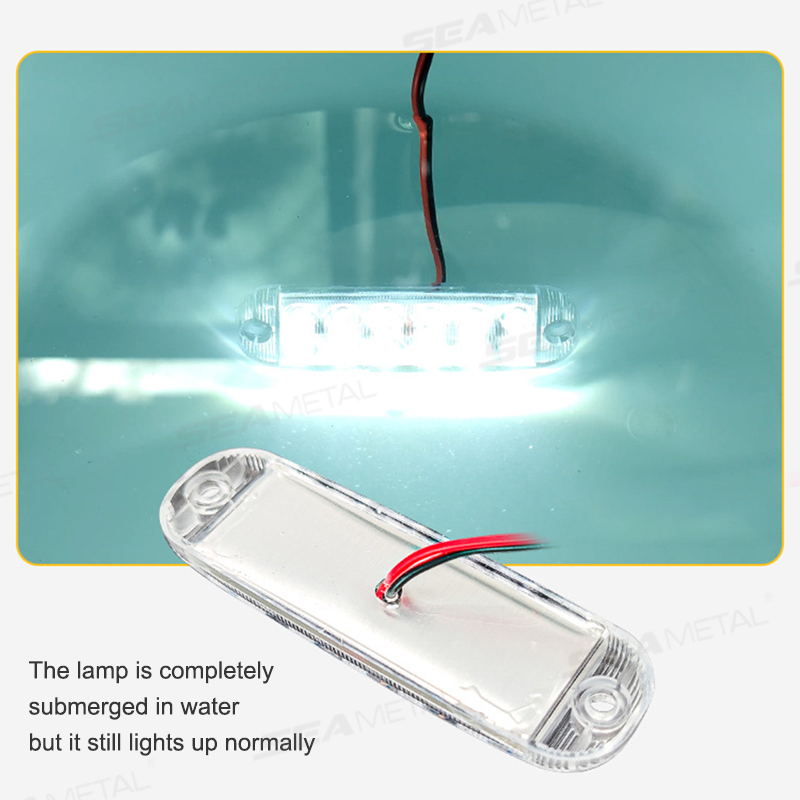 Đèn tín hiệu cảnh báo nhấp nháy SEAMETAL 12-80V cho ô tô, xe máy, xe tải, trailer, đèn hậu