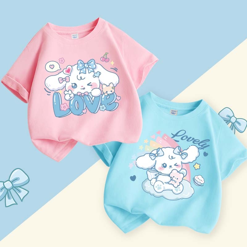 [110cm-160cm]  WGQ Áo thun bé gái size đại bộ cotton bé gái áo koromi bé gái